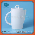 eco-friendly ceramic tea pot supplier,hotel usage tea pot,white ceramic teapot personalized